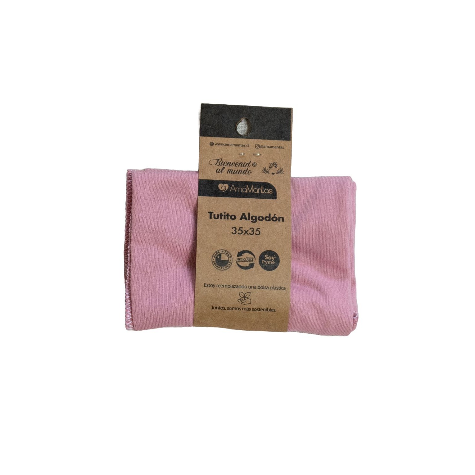 Tutito Basico 100% Algodón Liso Palo Rosa